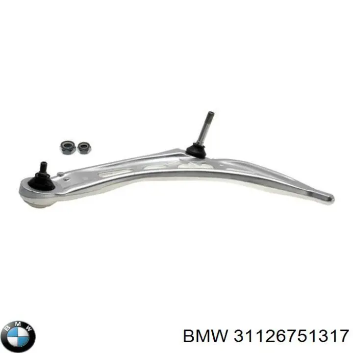 31126751317 BMW barra oscilante, suspensión de ruedas delantera, inferior izquierda