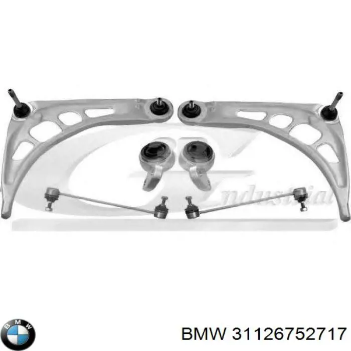 31126752717 BMW barra oscilante, suspensión de ruedas delantera, inferior izquierda