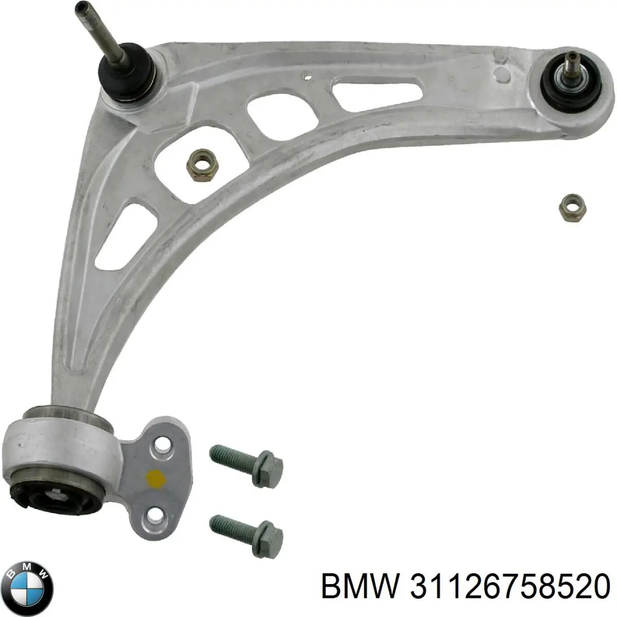 31126758520 BMW barra oscilante, suspensión de ruedas delantera, inferior derecha