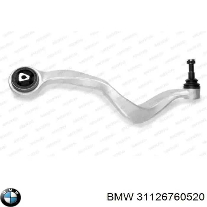 31126760520 BMW barra oscilante, suspensión de ruedas delantera, inferior derecha