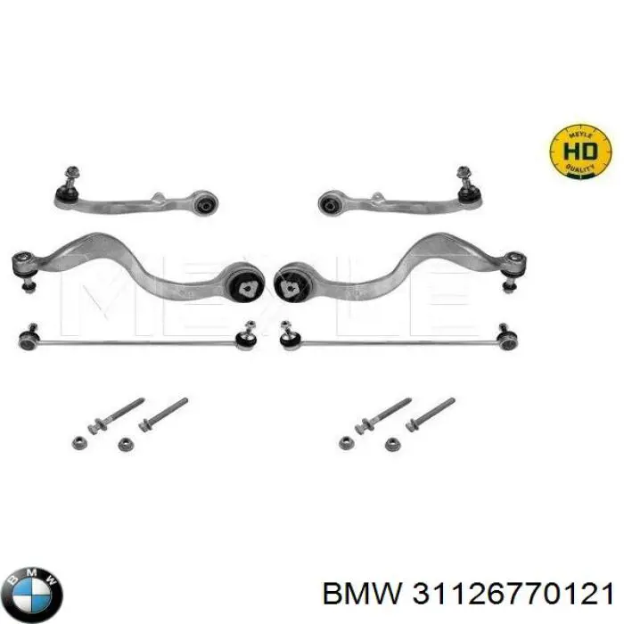 31126770121 BMW barra oscilante, suspensión de ruedas delantera, inferior izquierda