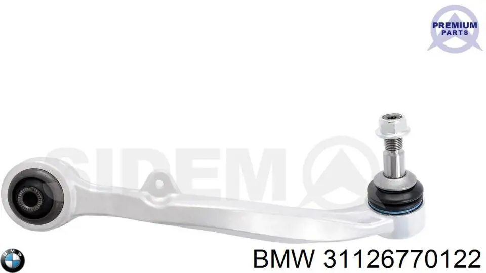 31126770122 BMW barra oscilante, suspensión de ruedas delantera, inferior derecha