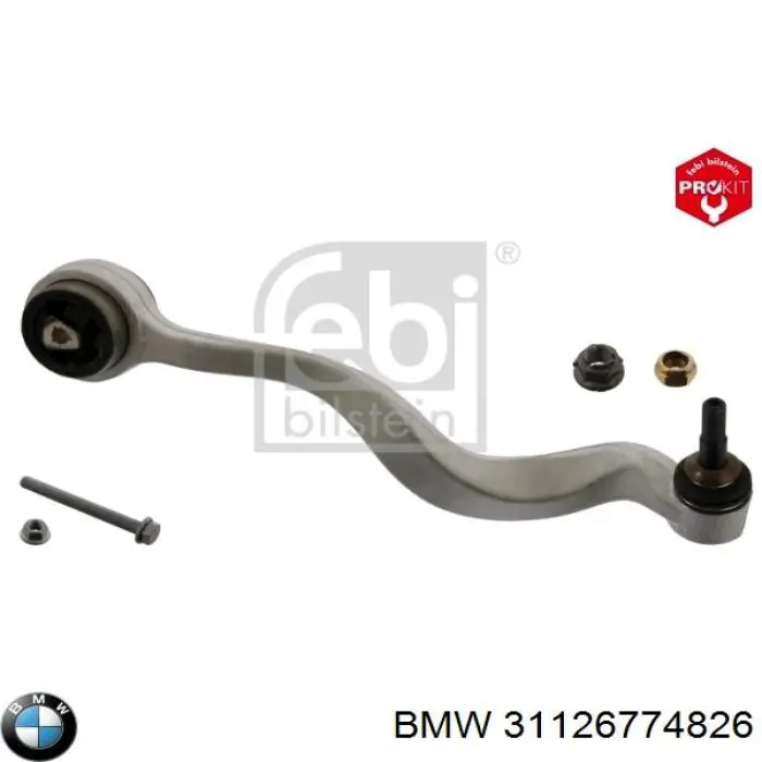 Brazo inferior derecho de la suspensión delantera BMW 31126774826