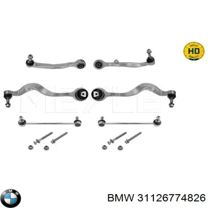 31126774826 BMW Brazo inferior derecho de la suspensión delantera