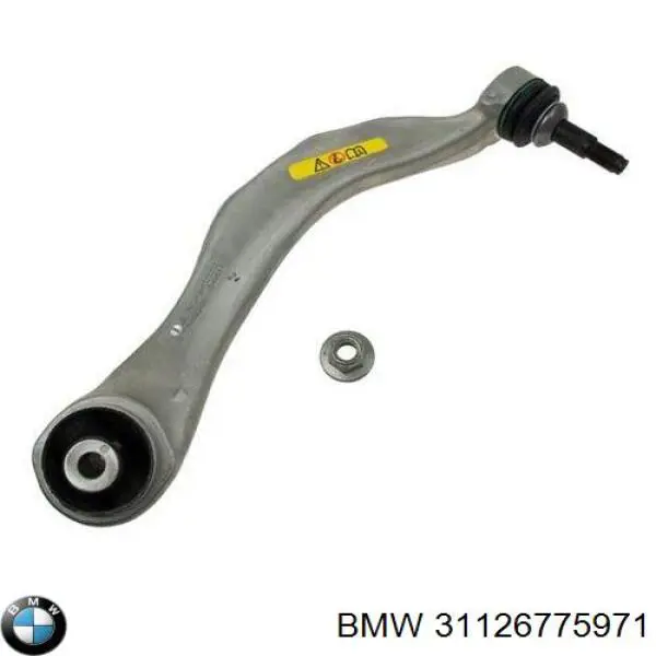 Brazo inferior izquierdo de la suspensión delantera 31126775971 BMW