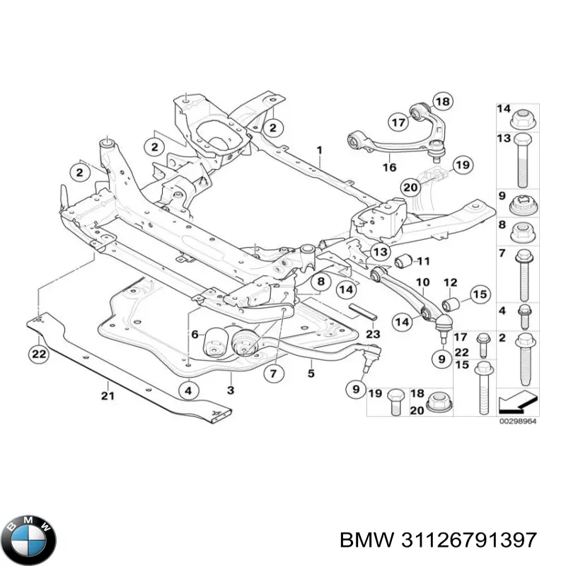 Comprar 31126791397 BMW Silentblock