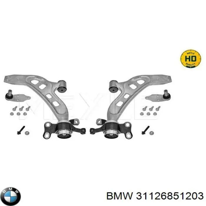 BCA7611 Borg&beck Brazo inferior izquierdo de la suspensión delantera