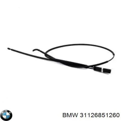 31126851260 BMW barra oscilante, suspensión de ruedas delantera, inferior derecha