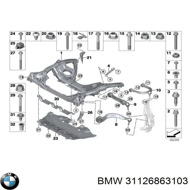 31126863103 BMW