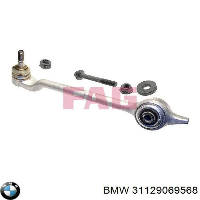 31129069568 BMW barra oscilante, suspensión de ruedas delantera, inferior derecha