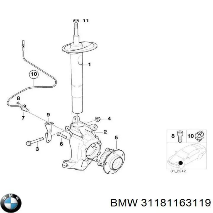 Comprar 31181163119 BMW 