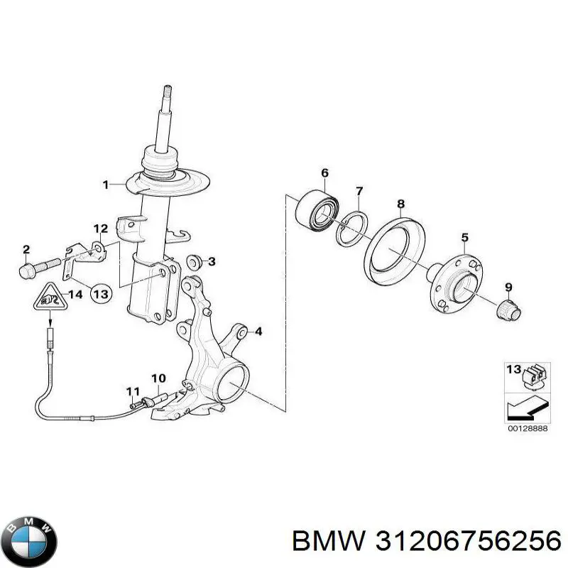 Comprar 31206756256 BMW Bujes de ruedas