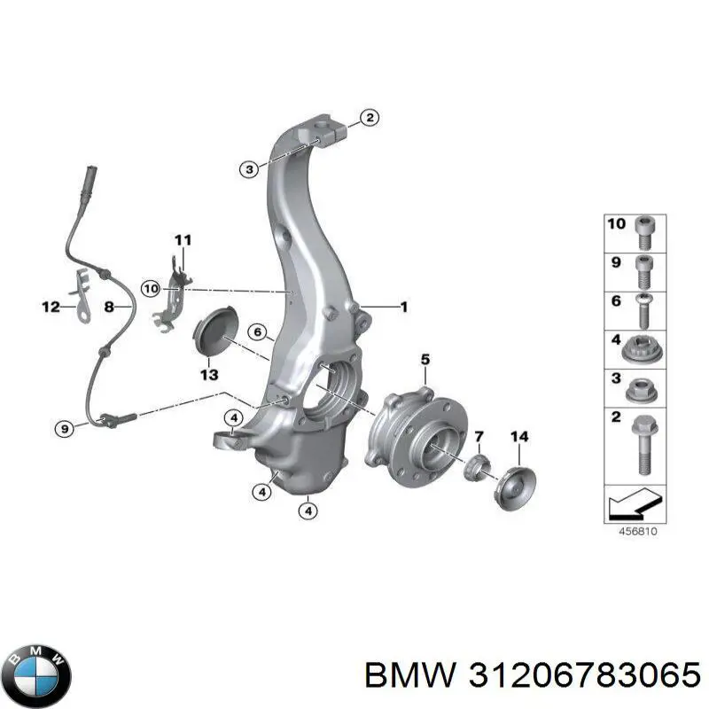 Perno de cubo BMW 31206783065 precio, desde 6,08 EUR