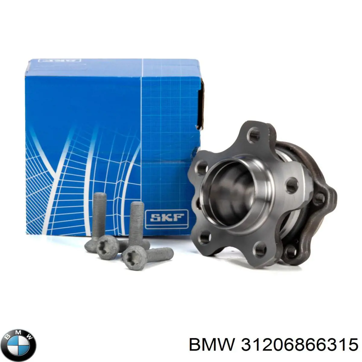 Cubo de rueda trasero 31206866315 BMW