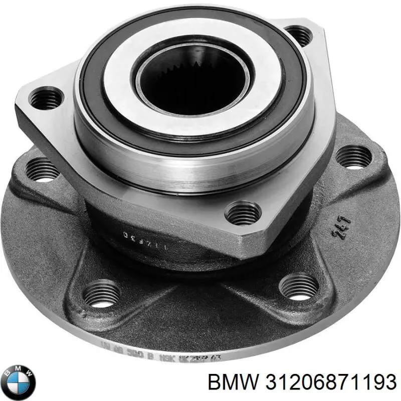 31206871193 BMW cubo de rueda trasero