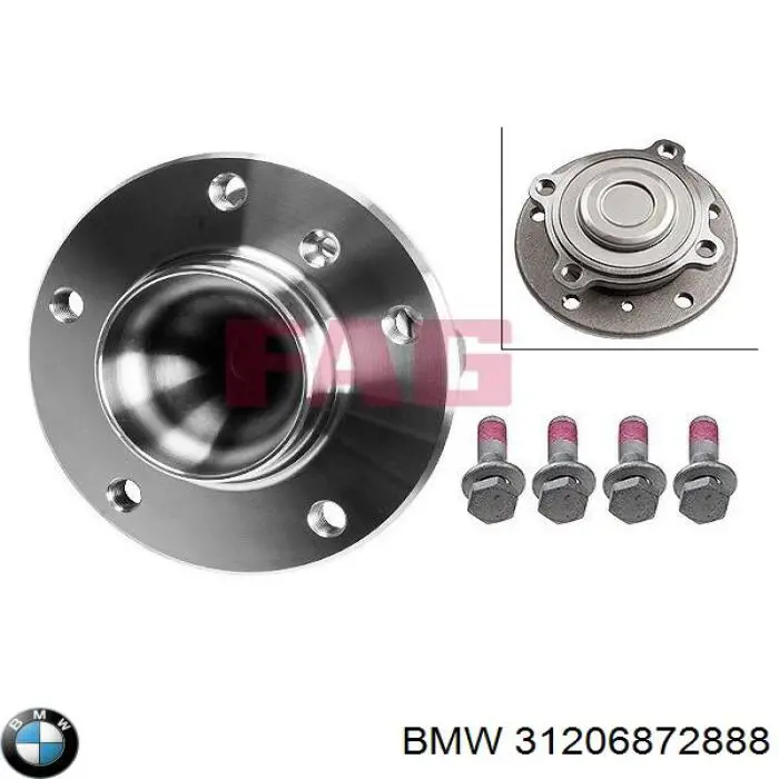 Buje de rueda delantero BMW 31206872888 precio, desde 86,37 EUR