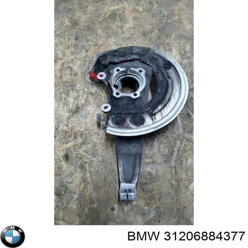 31206884377 BMW muñón del eje, suspensión de rueda, delantero izquierdo