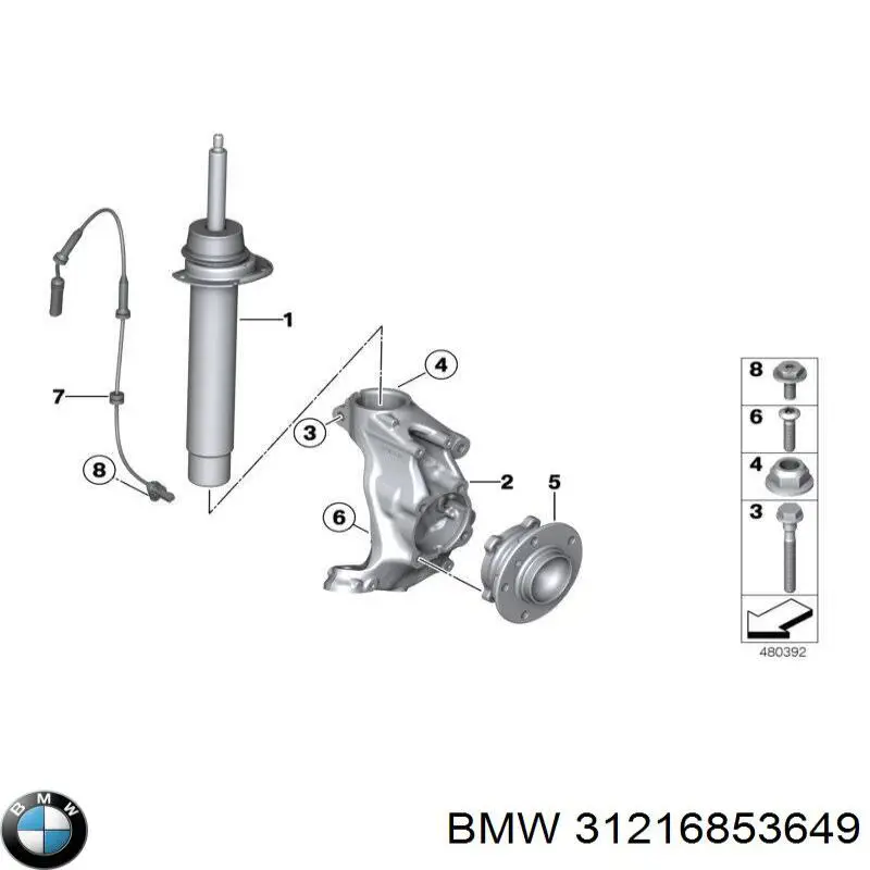  BMW 31216853649 precio, desde 438,75 EUR