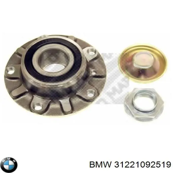 Buje de rueda delantero 31221092519 BMW