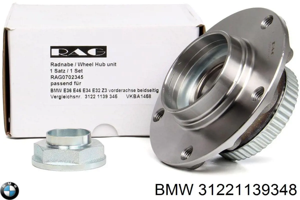 Buje de rueda delantero BMW 31221139348 precio, desde 46,48 EUR