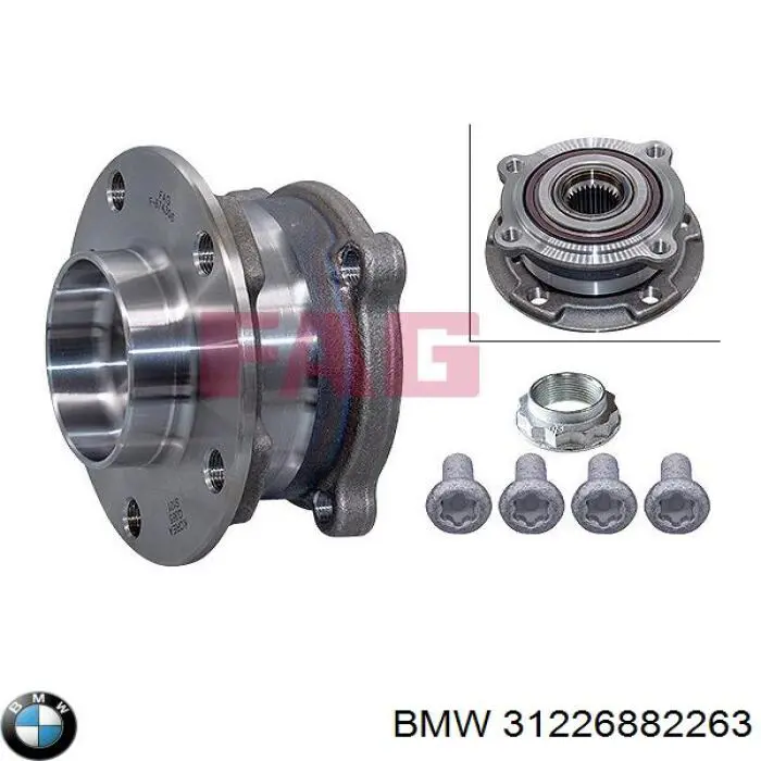 Buje de rueda BMW 31226882263