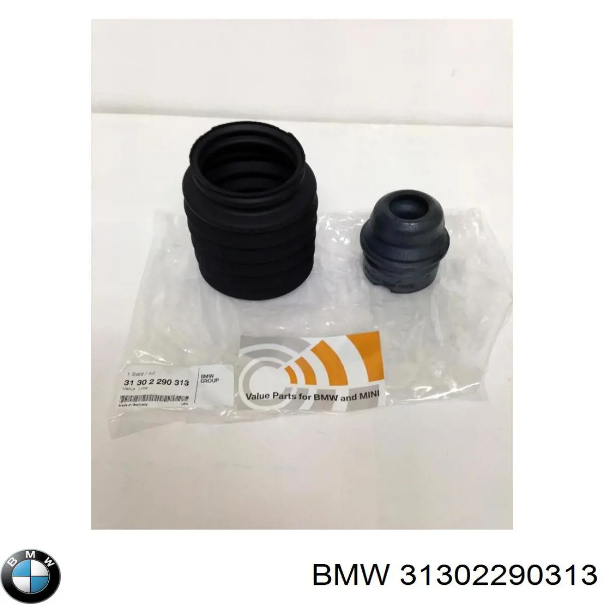 31302290313 BMW caperuza protectora/fuelle, amortiguador delantero