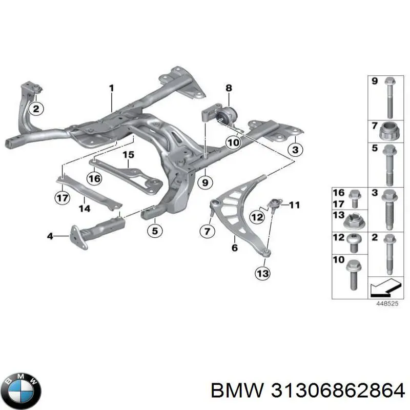 Bieleta estabilizadora delantera BMW 31306862864 precio, desde 14,92 EUR