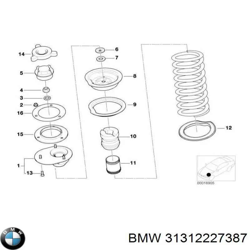 Comprar 31312227387 BMW 