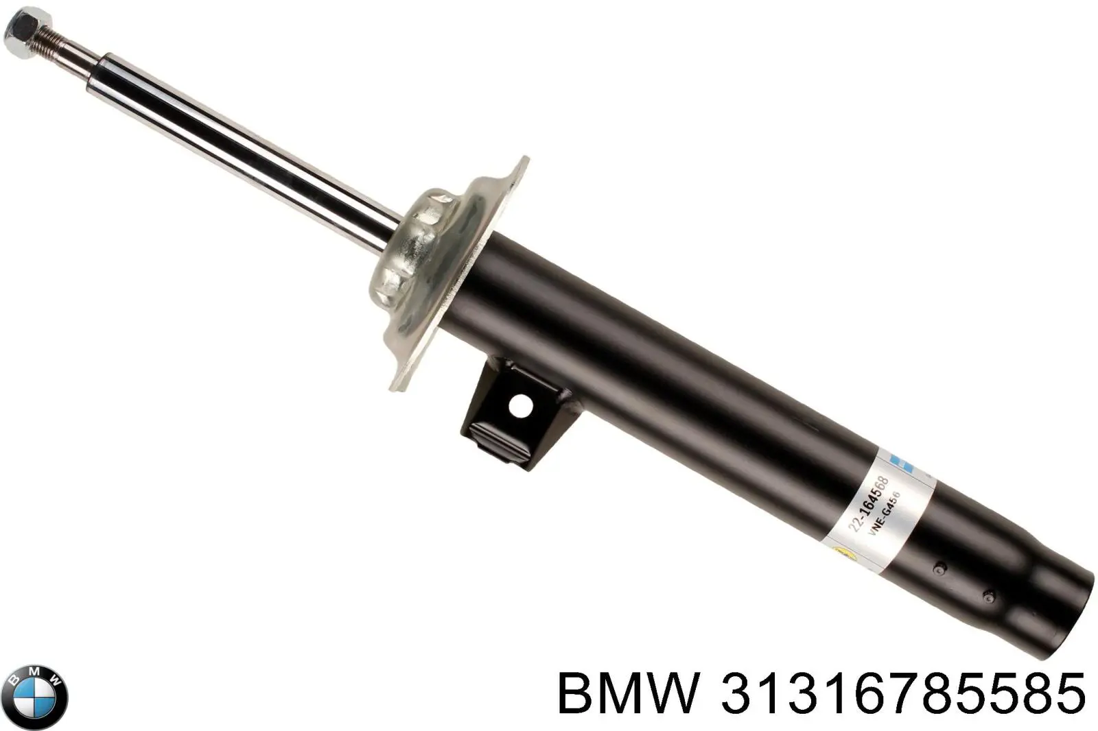 Amortiguador delantero izquierdo 31316761893 BMW