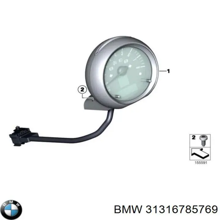 31316785769 BMW amortiguador delantero izquierdo