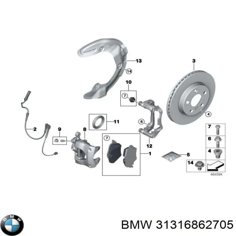 31316862705 BMW