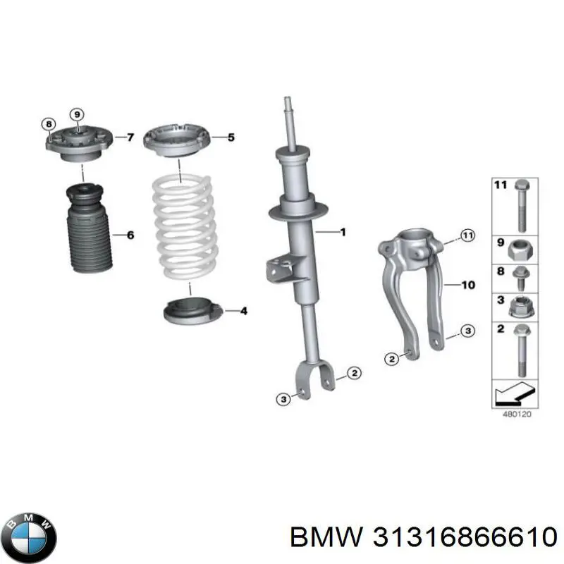 Comprar 318087 Sachs Amortiguador delantero derecho