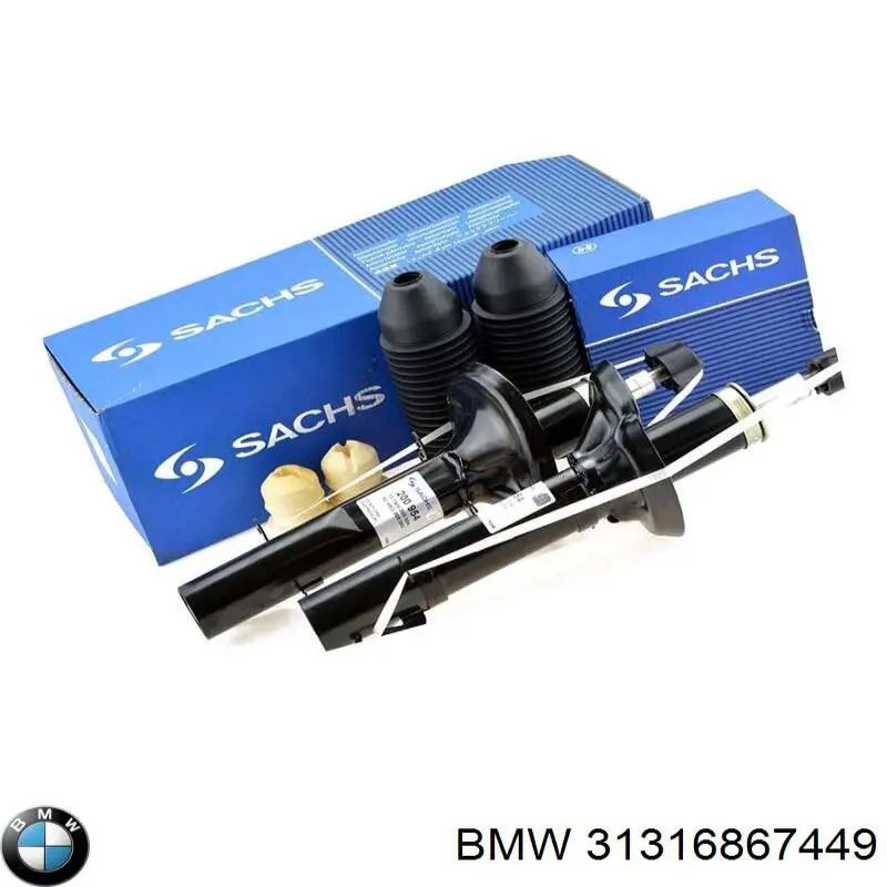 Amortiguador delantero izquierdo 31316873781 BMW