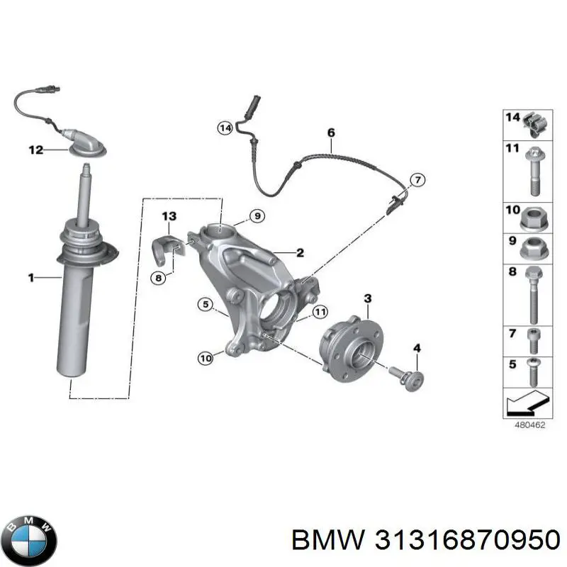 31316870950 BMW