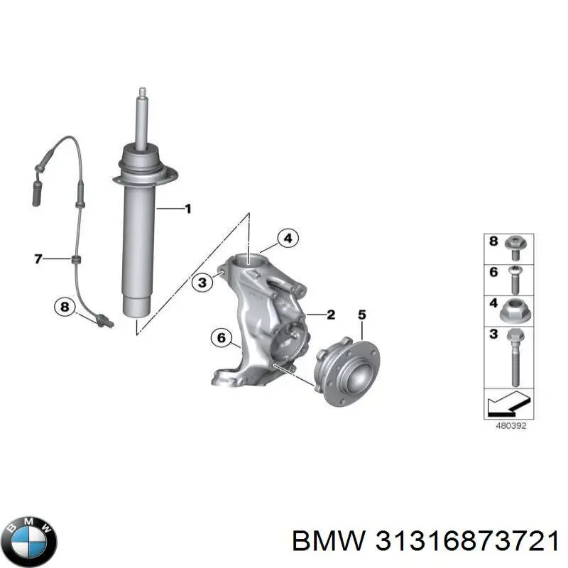 Amortiguadores BMW 31316873721 precio, desde 111,80 EUR