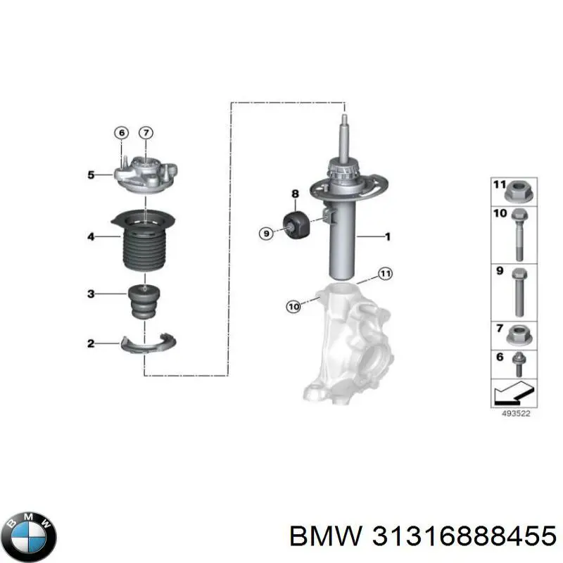 31316888455 BMW