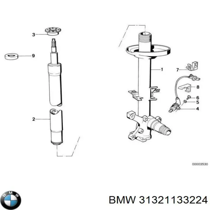Amortiguadores BMW 31321133224 precio, desde 44,66 EUR