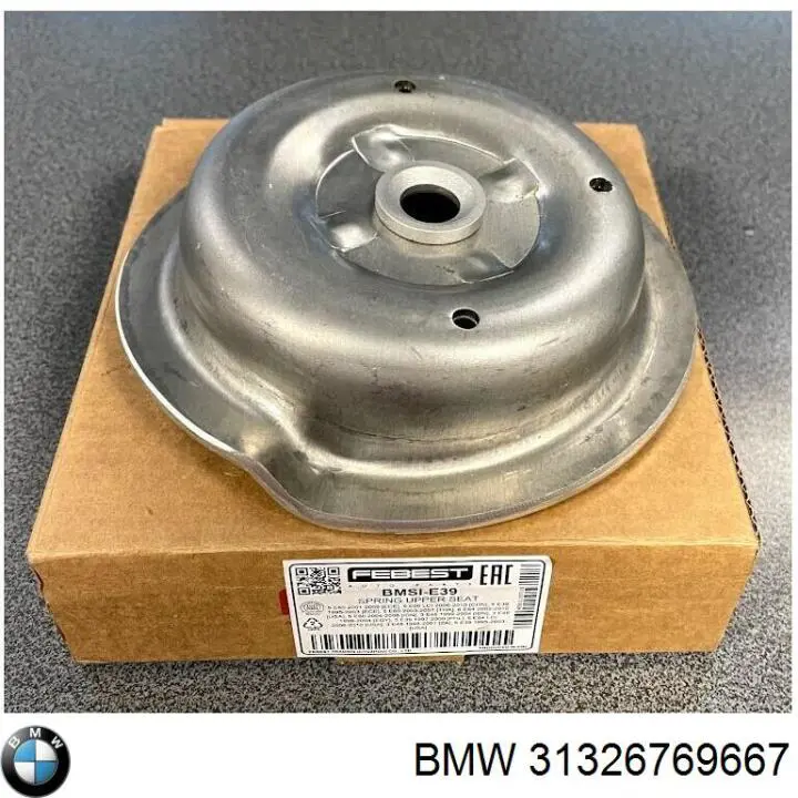 Plato superior metálico del resorte delantero 31326769667 BMW