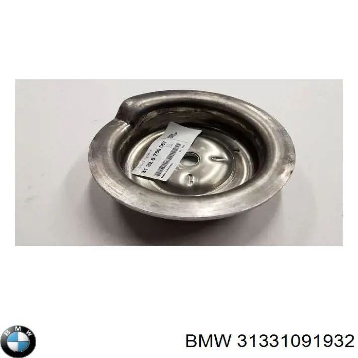 31331091932 BMW placa de metal superior delantera de el resorte / caja de muelle