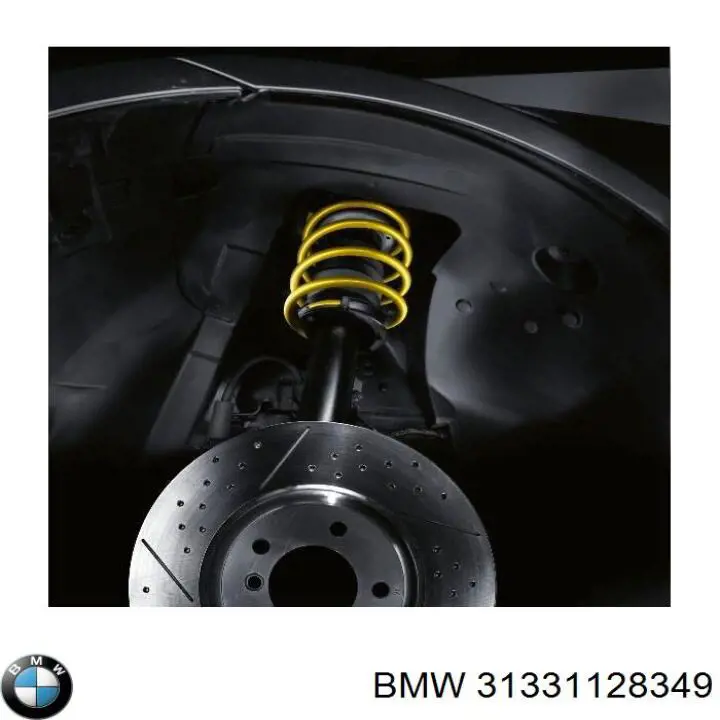 31331128351 BMW muelle de suspensión eje trasero