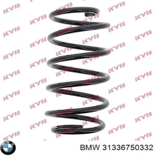 31336750332 BMW muelle de suspensión eje delantero