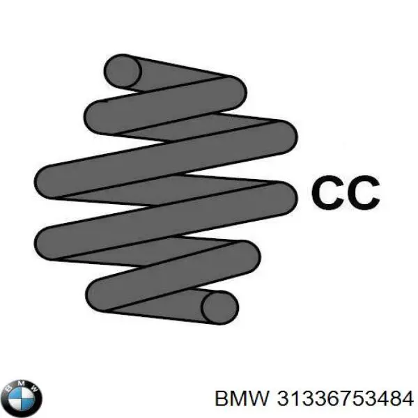 31336753484 BMW Muelle delantero
