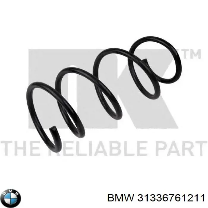 31336761211 BMW muelle de suspensión eje delantero