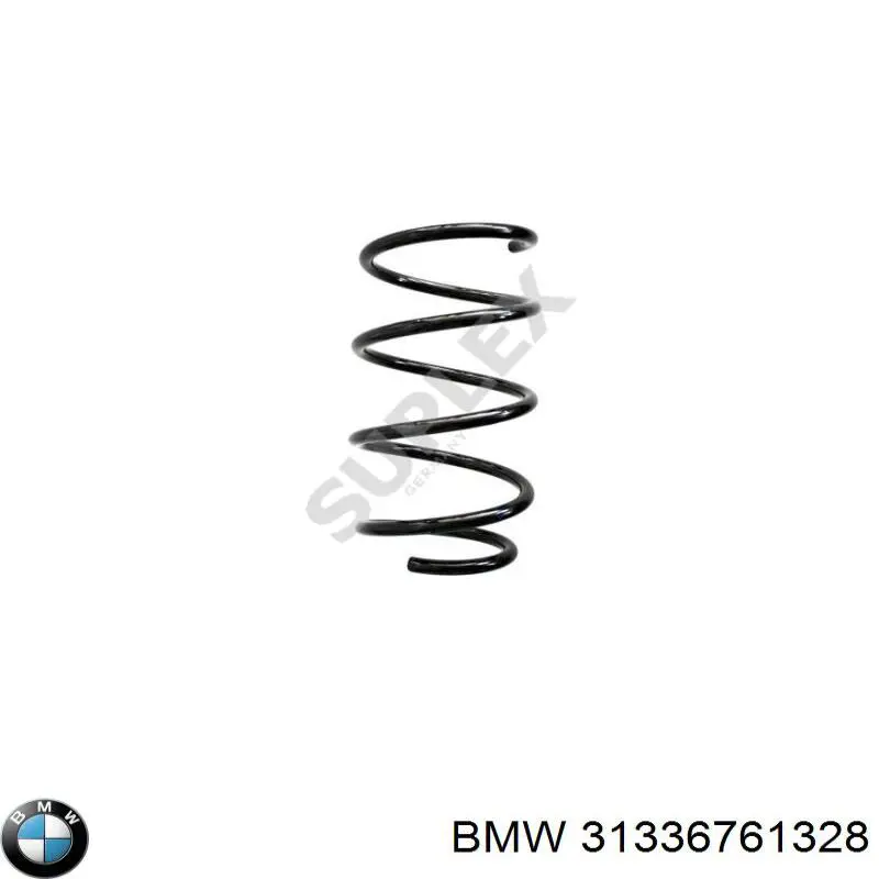 31336761328 BMW muelle de suspensión eje delantero