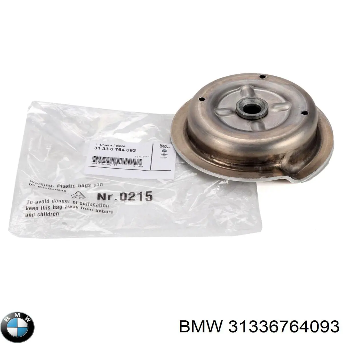 Comprar 31336764093 BMW Plato superior metálico del resorte delantero