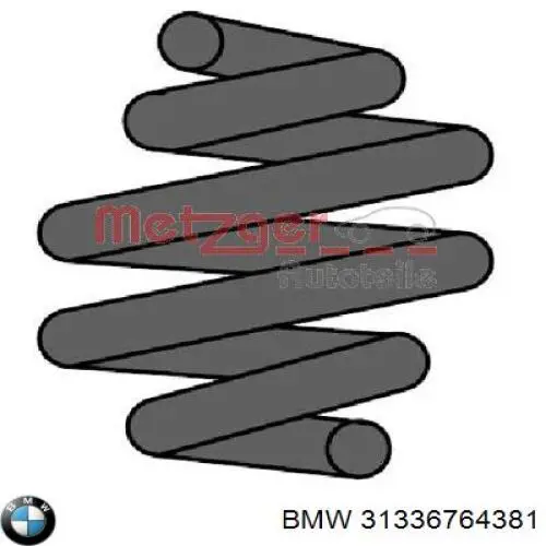 31336764381 BMW muelle de suspensión eje delantero