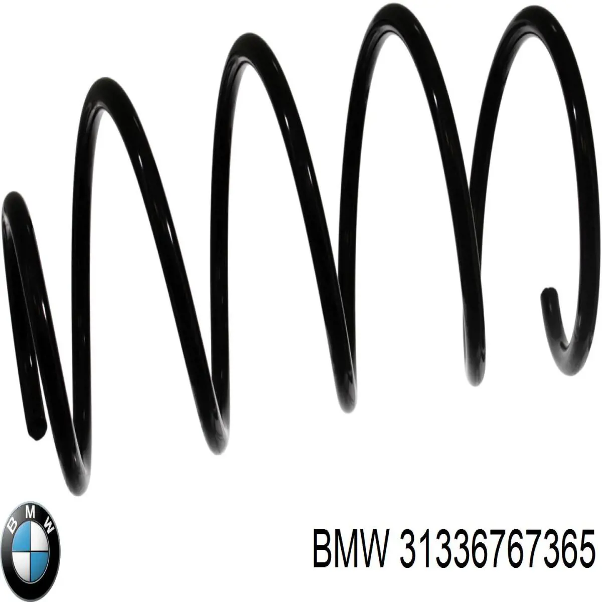 Muelle de suspensión eje delantero BMW 31336767365