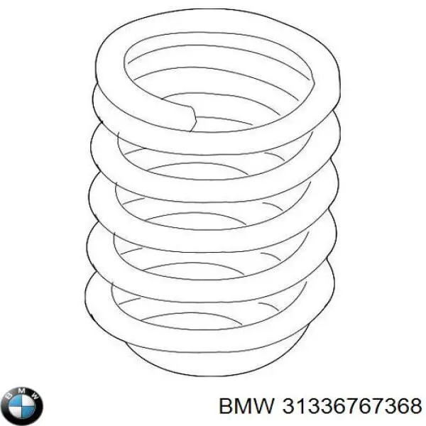 31336767368 BMW Muelle delantero