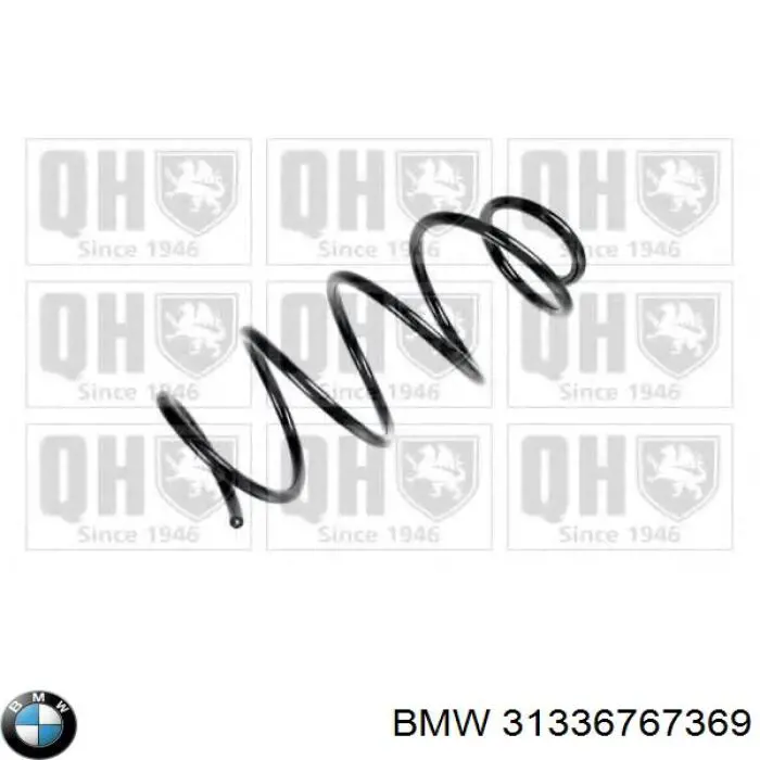 31336767369 BMW muelle de suspensión eje delantero