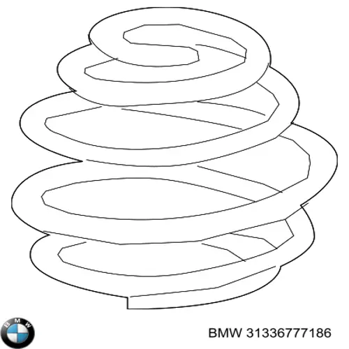 31336777186 BMW Muelle delantero